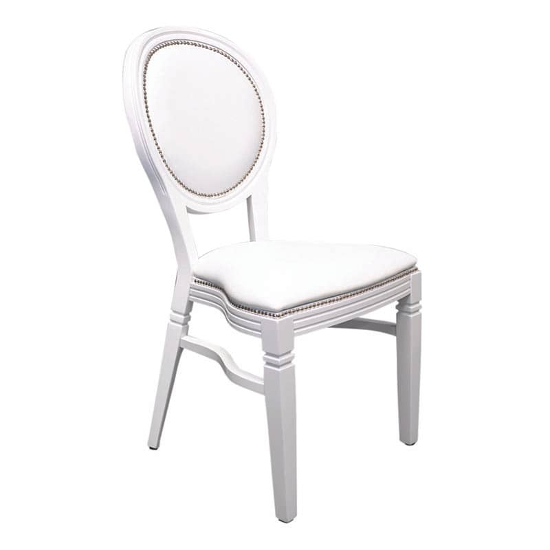 White Louis Chair for Hire - Luxury Wedding Furniture Hire